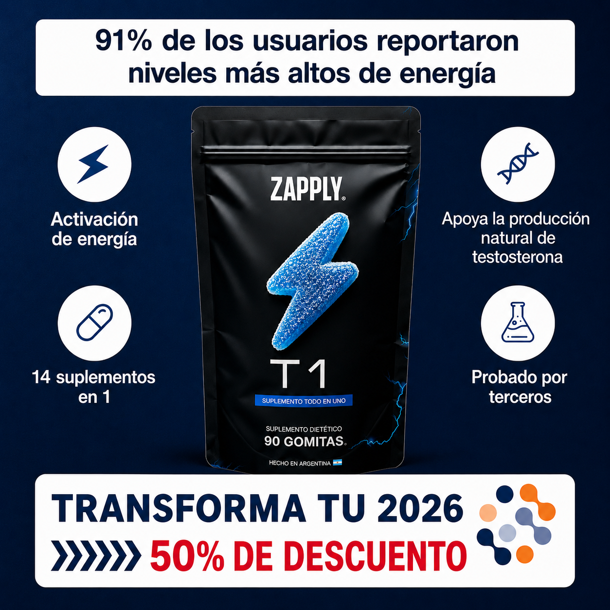 Zapply T1 (Carga de Testo)