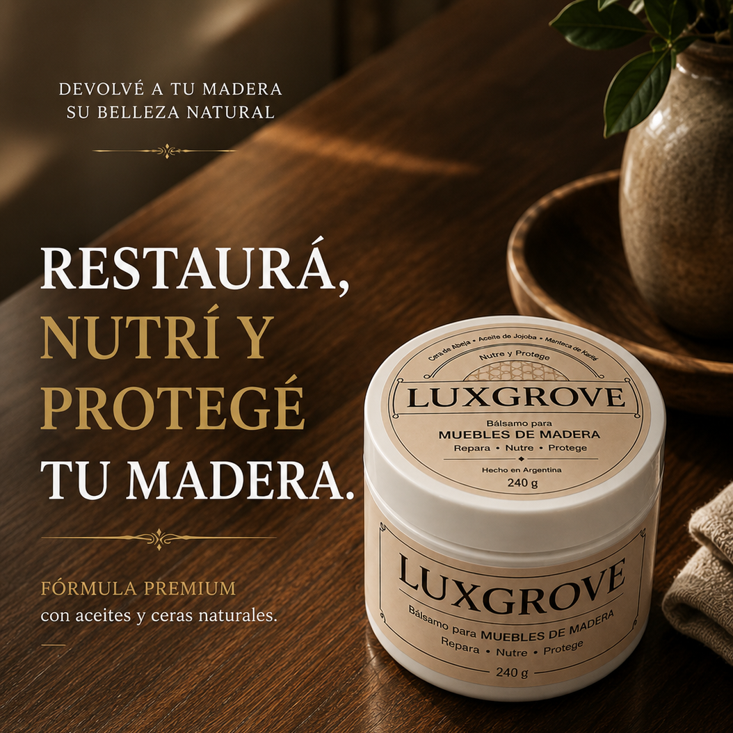 Luxgrove - Bálsamo reparador para madera